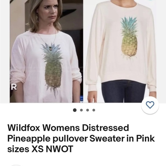 Wildfox Discoball Pineapple Sweatshirt - Picture 5 of 5